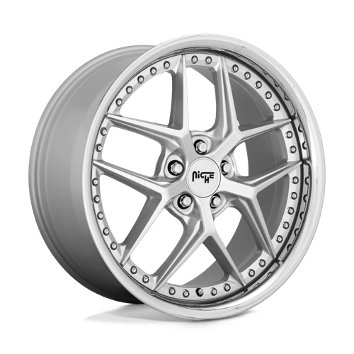 Niche M225 VICE Matte Silver 20x10.5 +40 5x112mm 66.6mm - Wheelwiz