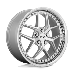 Niche M225 VICE Matte Silver 20x9 +38 5x112mm 66.6mm - WheelWiz