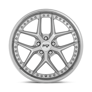 Niche M225 VICE Matte Silver 20x10.5 +40 5x114.3mm 72.6mm - WheelWiz