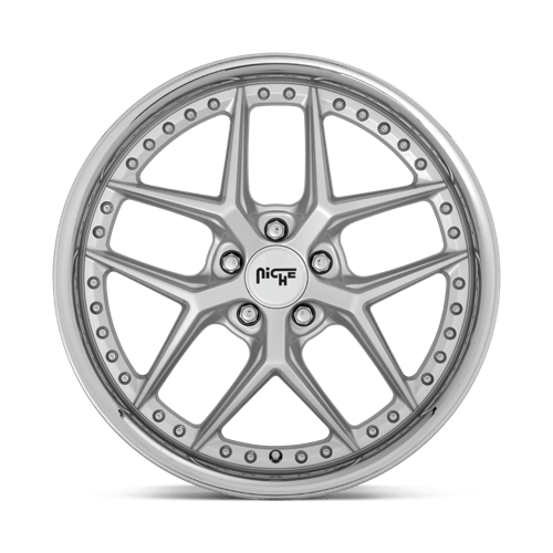 Niche M225 VICE Matte Silver 20x10.5 +35 5x120mm 72.6mm - Wheelwiz