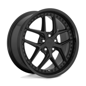 Niche M226 VICE Gloss Black Matte Black 20x9 +38 5x112mm 66.6mm - WheelWiz