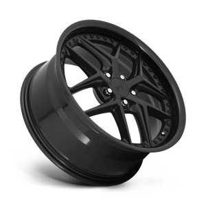 Niche M226 VICE Gloss Black Matte Black 19x8.5 +42 5x112mm 66.6mm - WheelWiz