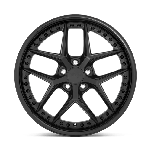 Niche M226 VICE Gloss Black Matte Black 20x9 +38 5x112mm 66.6mm - Wheelwiz