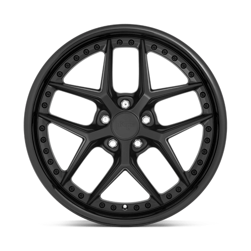 Niche M226 VICE Gloss Black Matte Black 20x9 +35 5x114.3mm 72.6mm - Wheelwiz