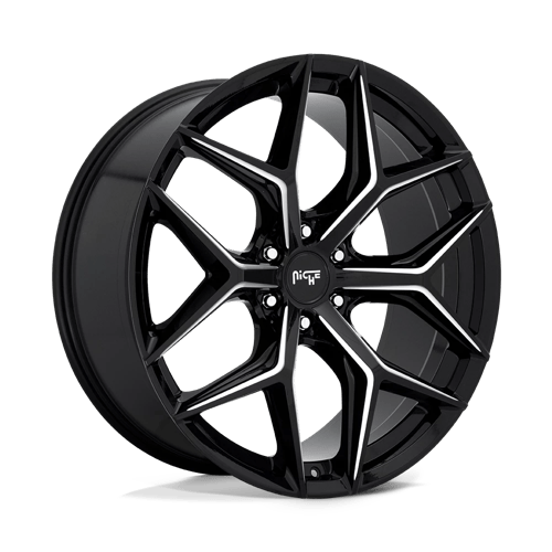 Niche M232 VICE SUV Gloss Black Milled 24x10 +30 6x139.7mm 106.1mm - Wheelwiz