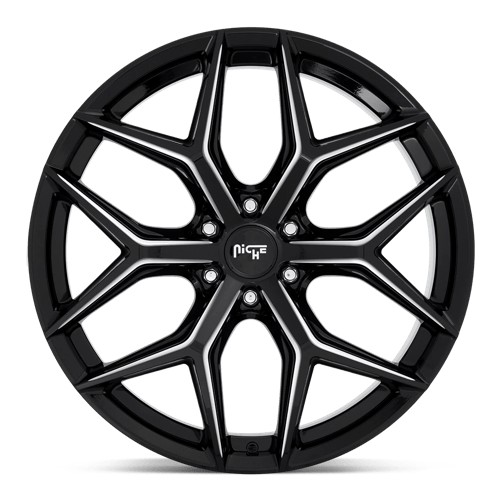 Niche M232 VICE SUV Gloss Black Milled 24x10 +30 6x139.7mm 106.1mm - Wheelwiz