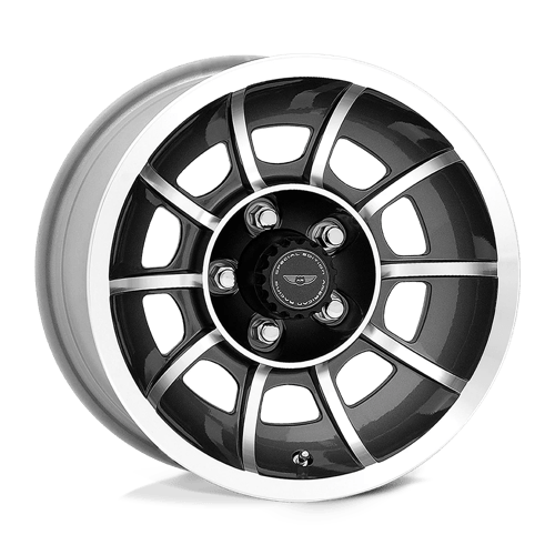 American Racing VN47 VECTOR Anthracite Gray W/ Mach Face 15x8.5 +6 5x120.65mm 86mm - Wheelwiz