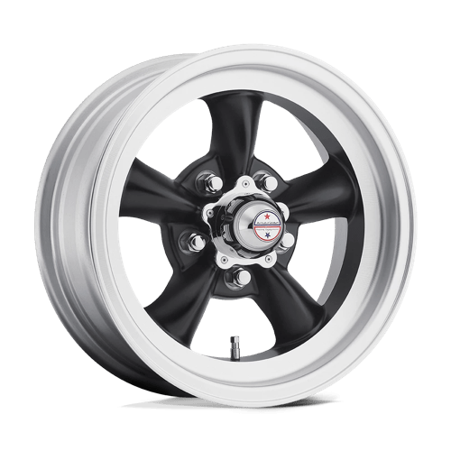American Racing VN105 TORQ THRUST D Satin  Black W/ Machined Lip 15x8 0 5x120.65mm 83.1mm - Wheelwiz