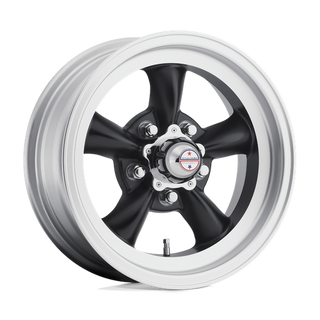 American Racing VN105 TORQ THRUST D Satin  Black W/ Machined Lip 15x7 -6 5x120.65mm 83.1mm