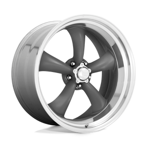 American Racing VN215 CLASSIC TORQ THRUST II Mag Gray Machined Lip 20x10 +06 5x139.7mm 87.1mm - WheelWiz