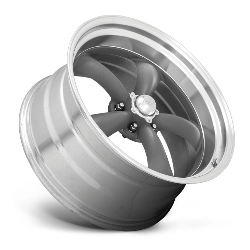 American Racing VN215 CLASSIC TORQ THRUST II Mag Gray Machined Lip 20x10 +06 5x139.7mm 87.1mm - Wheelwiz