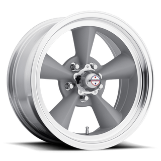 American Racing VN309 TT O Vintage Silver W/ Machined Lip 15x7 -6 5x120.65mm 83.1mm