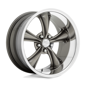 American Racing VN338 BOSS TT Graphite With Diamond Cut Lip 20x10 +02 5x120.65mm 72.6mm - WheelWiz