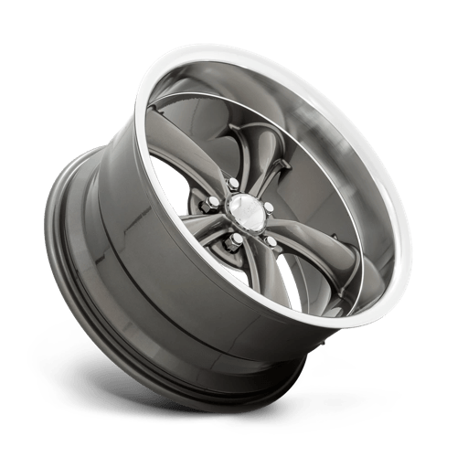 American Racing VN338 BOSS TT Graphite W/ Diamond Cut Lip 20x8.5 +2 5x120.65mm 72.6mm - Wheelwiz