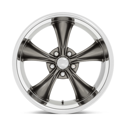 American Racing VN338 BOSS TT Graphite W/ Diamond Cut Lip 18x9.5 -4 5x114.3mm 72.6mm - Wheelwiz