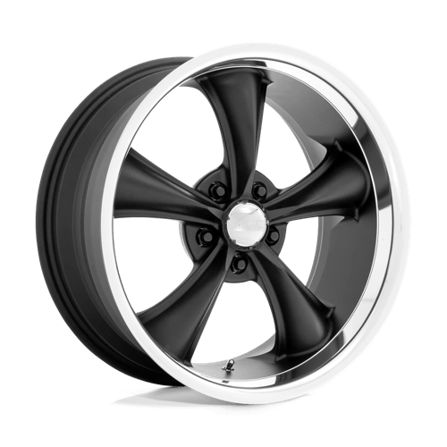 American Racing VN338 BOSS TT Textured Black Diamond Cut Lip 20x8.5 +2 5x114.3mm 72.6mm - Wheelwiz