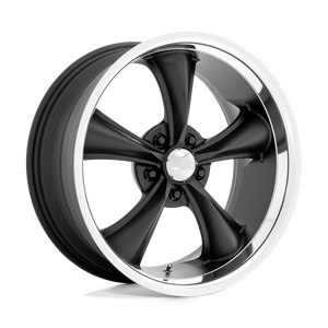 American Racing VN338 BOSS TT Textured Black With Diamond Cut Lip 20x8.5 +14 5x115mm 72.6mm - WheelWiz