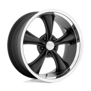 American Racing VN338 BOSS TT Textured Black Diamond Cut Lip 20x10 +35 5x120mm 74.1mm - Wheelwiz