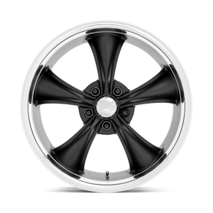 American Racing VN338 BOSS TT Textured Black Diamond Cut Lip 18x9.5 -4 5x120.65mm 72.6mm - Wheelwiz