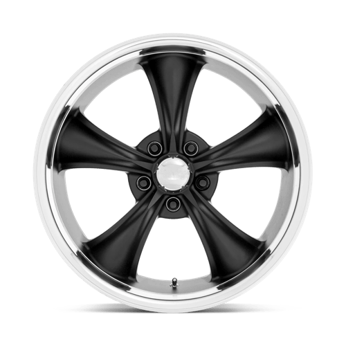 American Racing VN338 BOSS TT Textured Black Diamond Cut Lip 18x8 +2 5x114.3mm 72.6mm - Wheelwiz