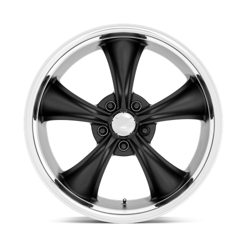 American Racing VN338 BOSS TT Textured Black Diamond Cut Lip 18x9.5 -4 5x120.65mm 72.6mm - Wheelwiz