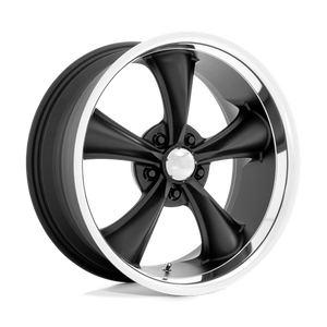 American Racing VN338 BOSS TT Textured Black Diamond Cut Lip 20x10 +35 5x120mm 74.1mm - Wheelwiz