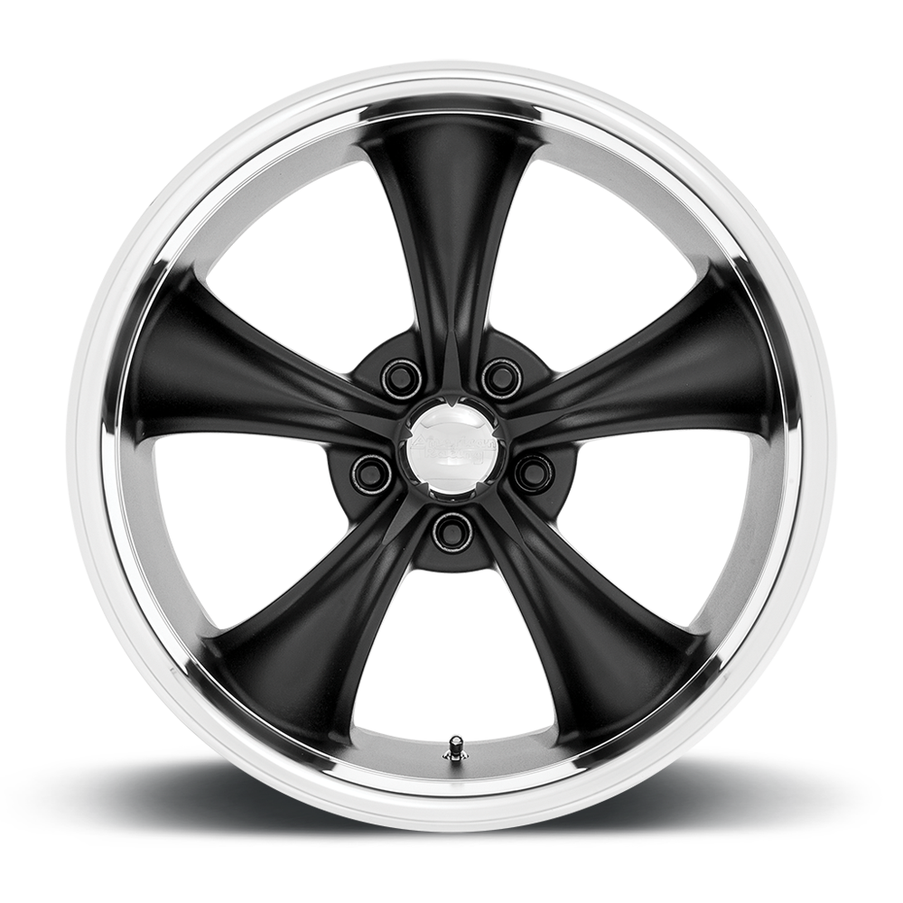 American Racing VN338 BOSS TT Textured Black With Diamond Cut Lip 20x8.5 +14 5x115mm 72.6mm - Wheelwiz