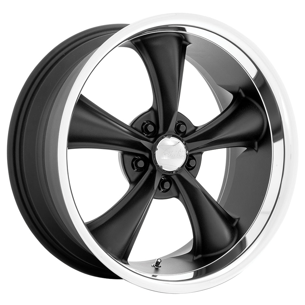 American Racing VN338 BOSS TT Textured Black With Diamond Cut Lip 20x8.5 +14 5x115mm 72.6mm - Wheelwiz