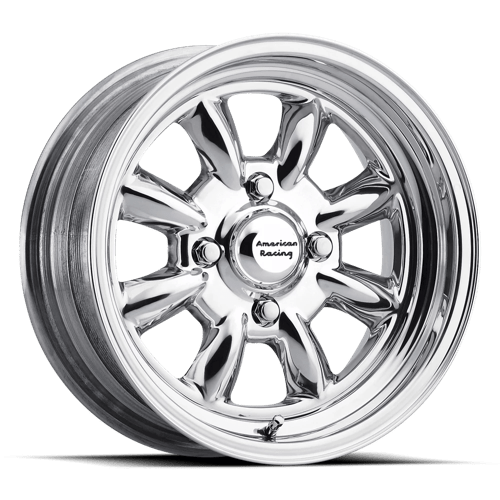 American Racing  Polished 14x7 0 Custom 72.6mm - Wheelwiz