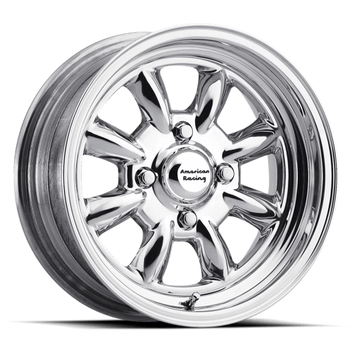 American Racing  Polished 14x6 0 Custom 72.6mm - Wheelwiz