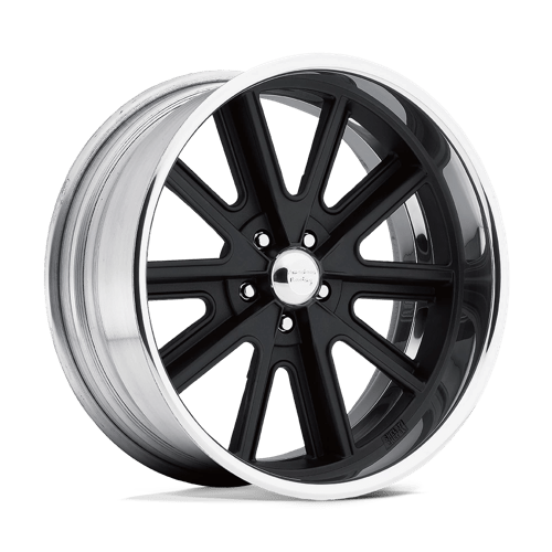 American Racing VN407 Two-piece Hot Rod Black Center Polished Barrel 18x10 0 Custom 76.5mm - Wheelwiz
