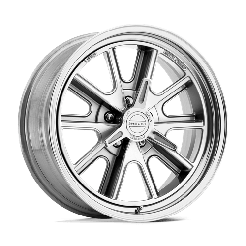 American Racing VN427 SHELBY COBRA Two-piece Polished 15x7 0 5x112mm 76.5mm - Wheelwiz