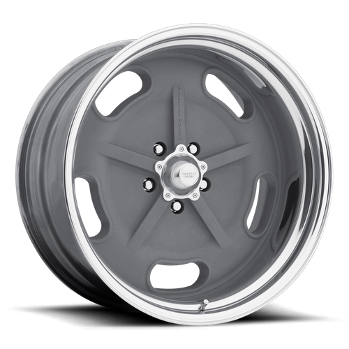 American Racing VN470 SALT FLAT Mag Gray W/ Polished Barrel 17x7 0 5x120.65mm 83.1mm