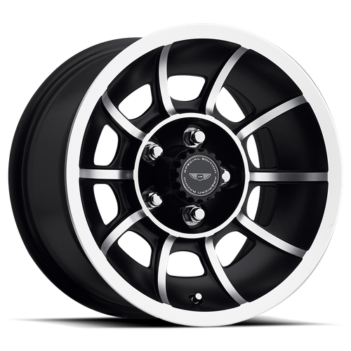 American Racing VN47 VECTOR Satin Black Machined 15x8.5 +6 5x114.3mm 86mm - Wheelwiz