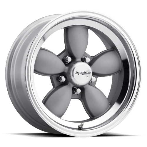 American Racing VN504 Mag Gray Center With Mirror Lip 17x8 00 5x127mm 78.1mm - WheelWiz