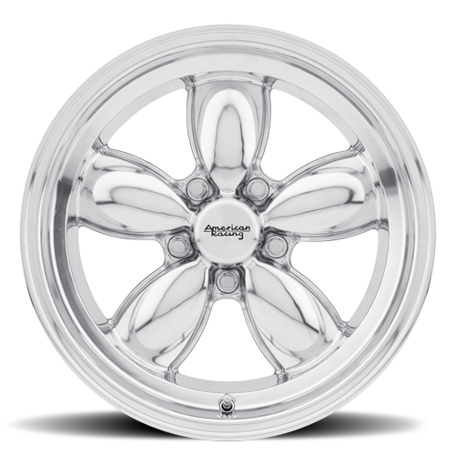 American Racing VN504 Polished 17x8 00 5x114.3mm 72.6mm - Wheelwiz