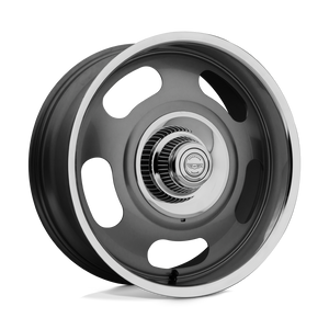 American Racing VN506 Mag Gray Center Polished Lip 17x7 00 5x114.3|5x120.65mm 78.1mm - WheelWiz