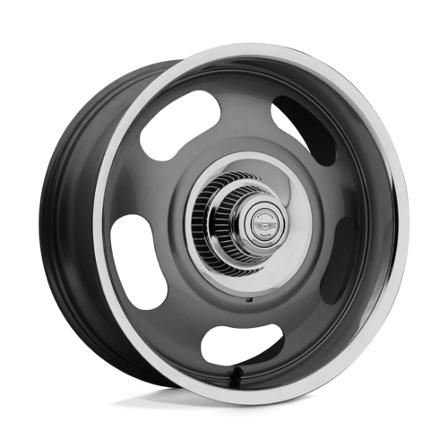 American Racing VN506 Mag Gray Center W/ Polished Lp 20x9.5 0 6x139.7mm 78.1mm - Wheelwiz