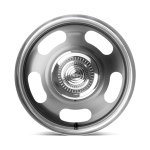 American Racing VN506 RALLY Mag Gray Center W/ Polished Lp 20x8 0 6x139.7mm 106.1mm
