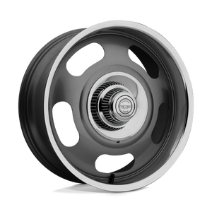 American Racing VN506 RALLY Mag Gray Center W/ Polished Lp 20x8 0 6x139.7mm 106.1mm