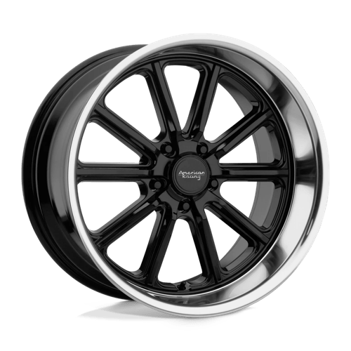 American Racing VN507 RODDER Gloss Black Diamond Cut Lip 20x8 00 5x120.65mm 72.6mm - WheelWiz