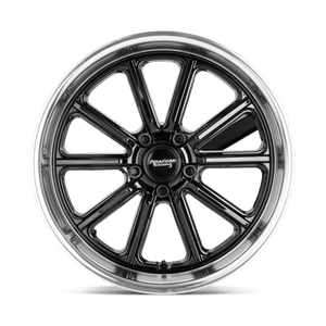 American Racing VN507 RODDER Gloss Black W/ Diamond Cut Lip 20x8 -18 5x114.3mm 72.6mm - Wheelwiz