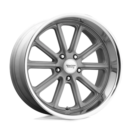 American Racing VN507 RODDER Vintage Silver Diamond Cut Lip 17x7 00 5x120.65mm 72.6mm - WheelWiz