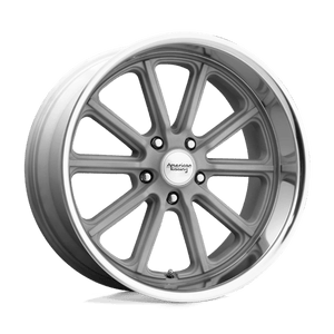 American Racing VN507 RODDER Vintage Silver W/ Diamond Lip 20x8 0 5x120.65mm 72.6mm - Wheelwiz