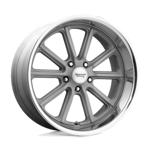 American Racing VN507 RODDER Vintage Silver Diamond Cut Lip 18x9.5 00 5x120.65mm 72.6mm - WheelWiz