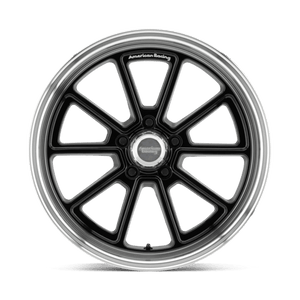 American Racing VN510 DRAFT Gloss Black W/ Diamond Cut Lip 18x8 0 5x114.3mm 72.6mm - Wheelwiz