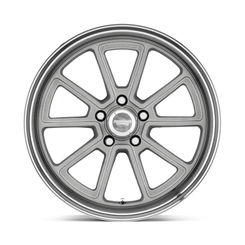 American Racing VN510 DRAFT Vintage Silver W/ Diamond Lip 18x10 0 5x127mm 78.1mm - Wheelwiz