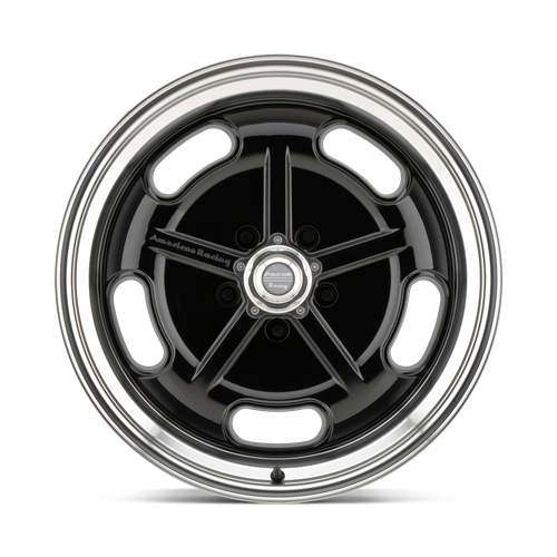 American Racing VN511 SALT FLAT Gloss Black W/ Diamond Cut Lip 17x7 0 5x120.65mm 72.6mm