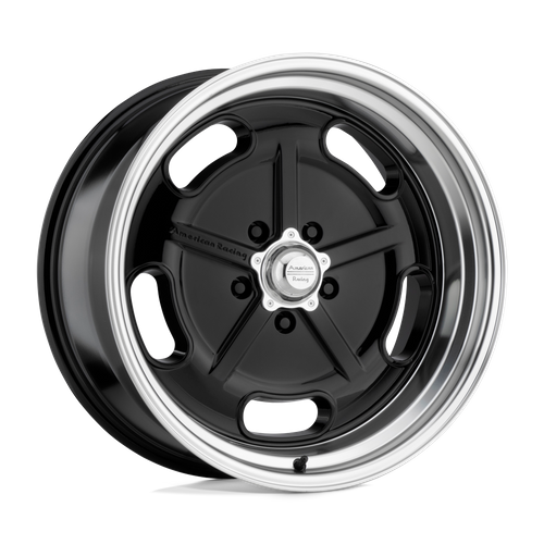 American Racing VN511 SALT FLAT Gloss Black W/ Diamond Cut Lip 17x8 0 5x114.3mm 72.6mm