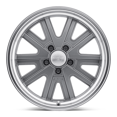 American Racing VN527 427 MONO CAST Mag Gray Machined Lip 17x8 0 5x120.65mm 76.5mm - Wheelwiz